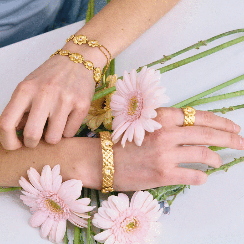 flowers jewelry